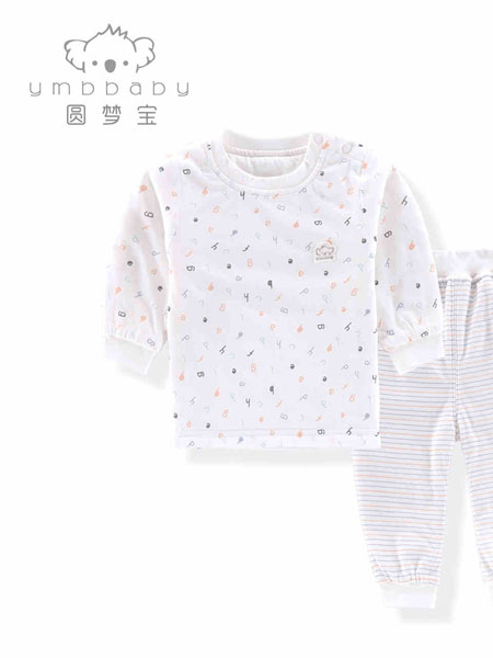 圓夢寶童裝品牌2020秋冬男女寶寶棉服加厚秋冬裝白色斑點嬰幼兒衣服