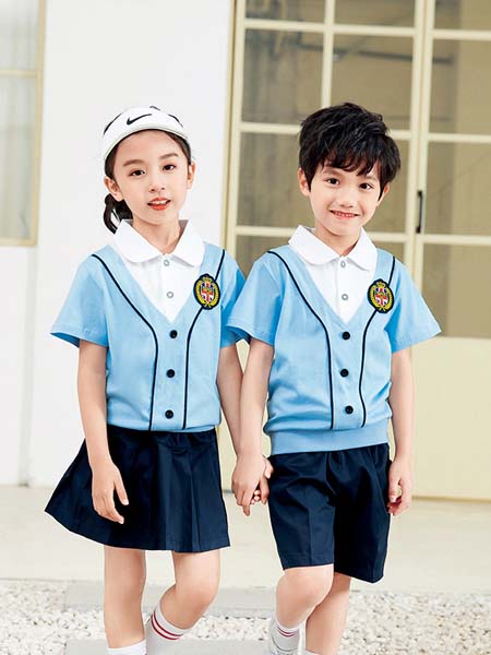 迪斯伊儿童装品牌2021春夏韩版假两件校服