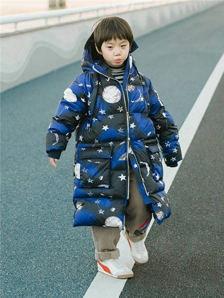 童装品牌2020冬季潮流太空羽绒服长外套