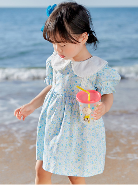 米拉米诺MILA KIDS童装品牌2021春夏甜美可爱连衣裙