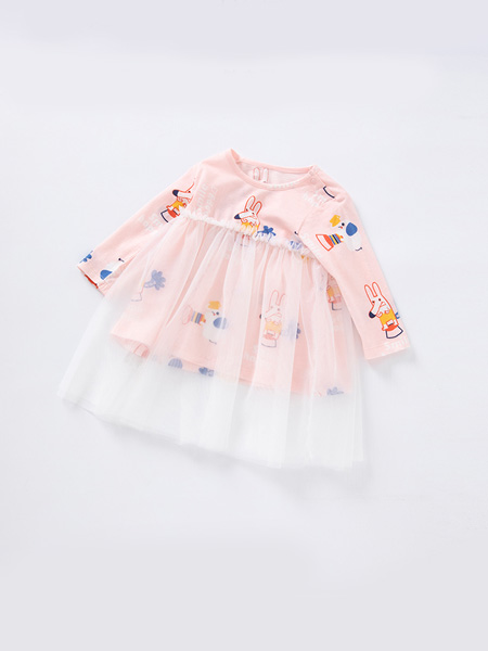 哈·贝比/哈贝比童装品牌2021春夏甜美上衣裙