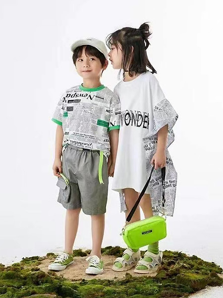 中启服饰童装品牌2021夏季朋克风T恤