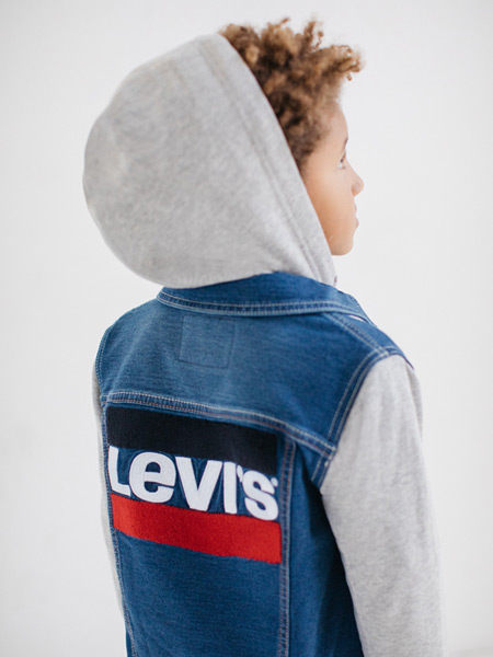李维斯LEVI'S童装品牌2021春夏牛仔马甲