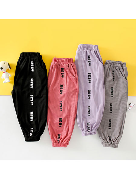 史努比/凯蒂猫/小叮当/迪士尼童装品牌2021夏季防蚊裤宝宝薄款裤子