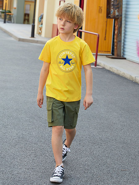 李维斯LEVI'S童装品牌2021夏季经典短袖T恤儿童纯棉亲子装