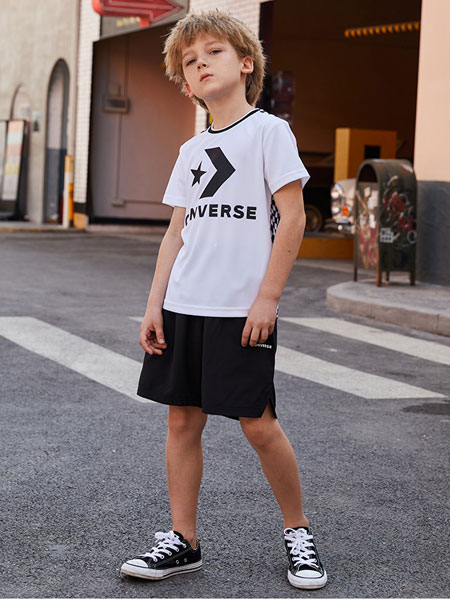 李维斯LEVI'S童装品牌2021夏季短袖t恤大童撞色透气儿童上衣