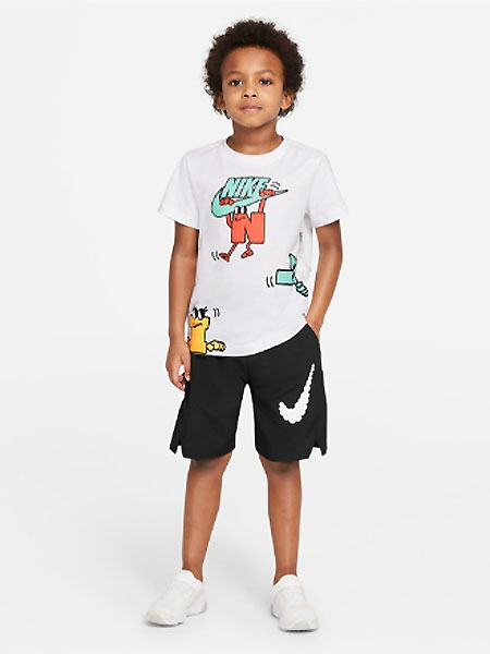 NIKE KIDS童装品牌2021夏季休闲运动舒适短袖T恤