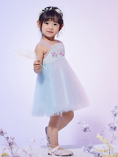 童装品牌2021夏季甜美公主纱裙