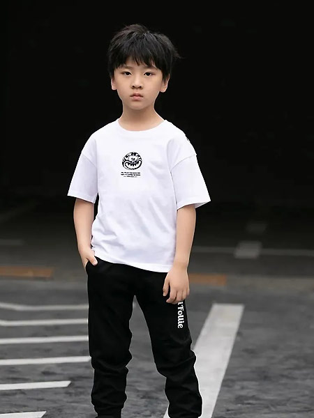 Folli Follie童装品牌2021夏季森系白色T恤
