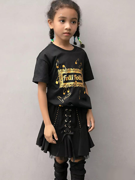 Folli Follie童装品牌2021夏季个性套装裙