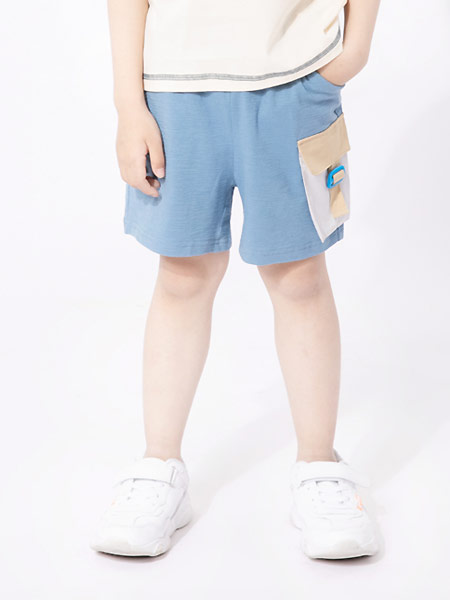 棉绘童装品牌2021夏季舒适透气休闲运感十男童短裤