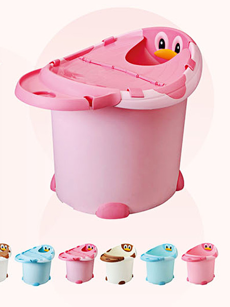 贝儿佳婴童用品带盖小鸭子浴桶