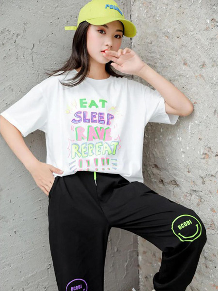 不可比喻BCOBI童装品牌2021夏季韩版字母T恤
