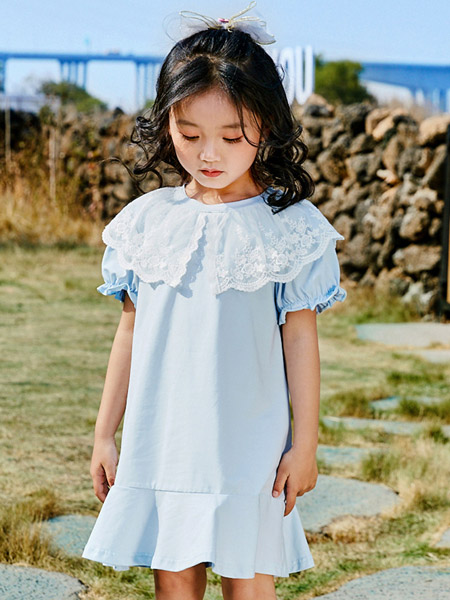 未来之星童装品牌2021夏季洋气公主裙韩版长款宽松