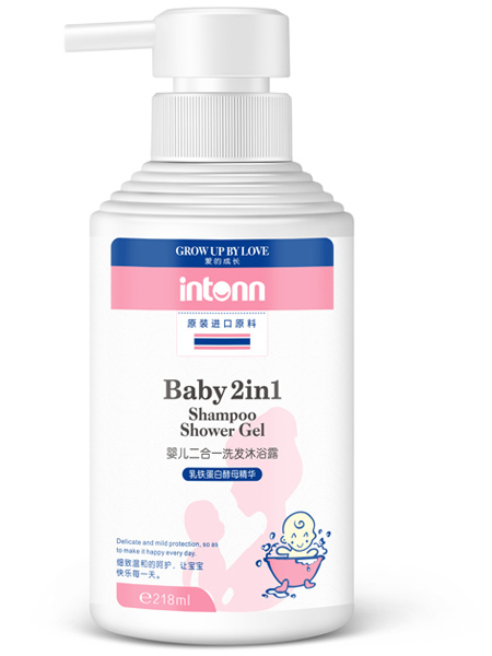 原童INTONN婴童用品原童婴儿二合一洗发沐浴露 218ml