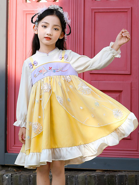 童装品牌2021夏季新款夏装原创改良中国古风薄款超仙襦裙