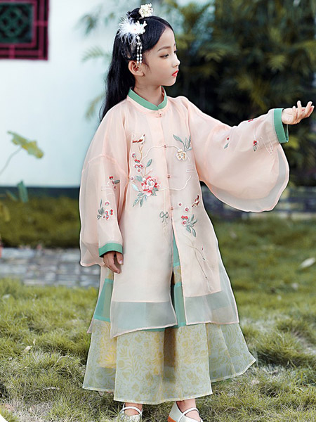 童装品牌2021夏季新款夏装原创中国古风薄款超仙改良唐装襦裙
