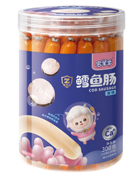 宅羊羊婴儿食品鳕鱼肠 原味