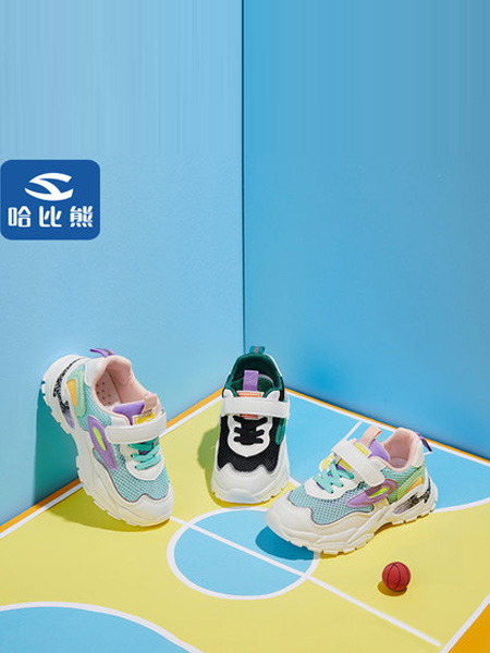 HappyBear哈比熊童鞋品牌2021夏季新款夏季透气网面休闲鞋韩版儿童鞋子潮