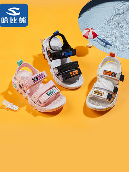 HappyBear哈比熊童鞋品牌2021夏季儿童运动凉鞋男童