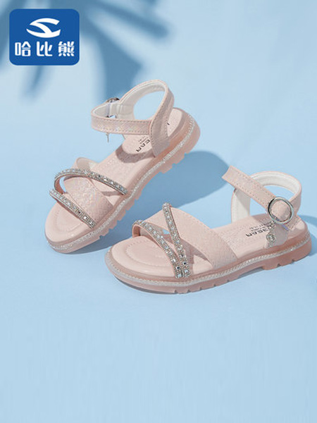 HappyBear哈比熊童鞋品牌2021夏季女童凉鞋