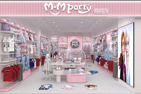M.M party���H女童IP集成店店�展示