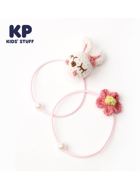 knitplanner童装品牌2021春夏新女童可爱皮筋发绳头饰橡皮筋扎头发头饰