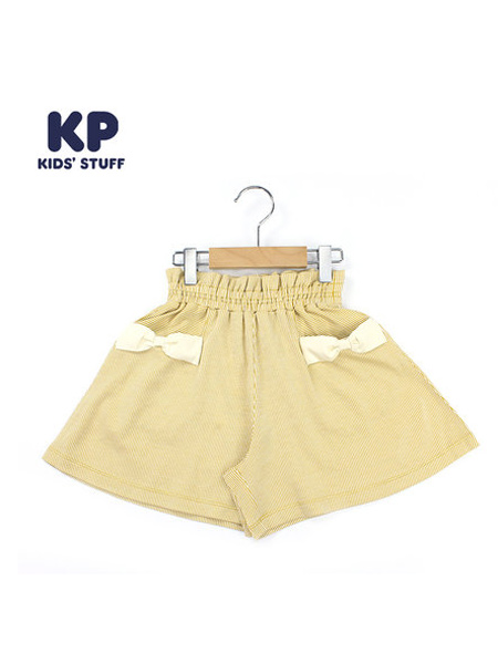 knitplanner童装品牌2021春夏新款纯棉柔软潮条纹休闲裙裤