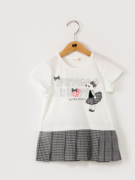 knitplanner童装品牌2021春夏日本制专柜同款潮流时尚短袖衬衫上衣T恤