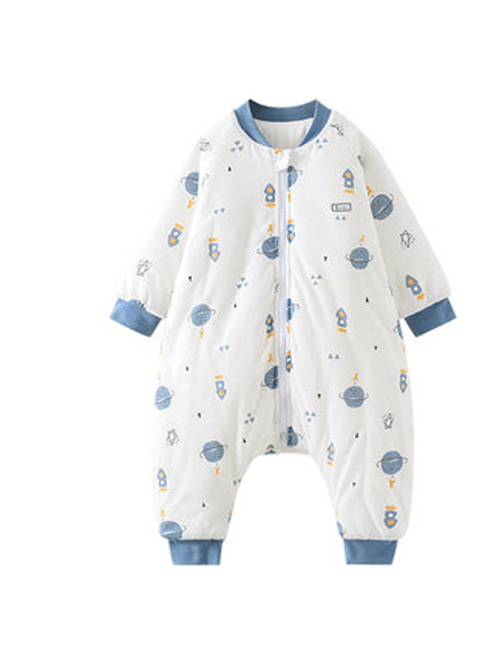 童装品牌2021秋冬5月-2岁婴幼儿男女宝宝床品对开拉链防踢被棉分腿睡袋