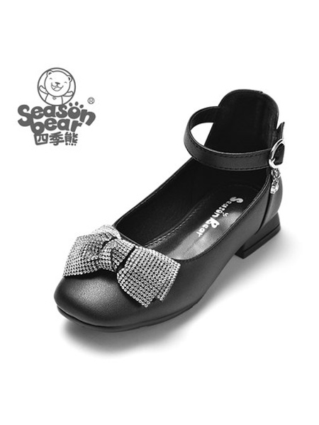 童鞋品牌2021夏季黑色儿童表演鞋新款学生女孩公主鞋