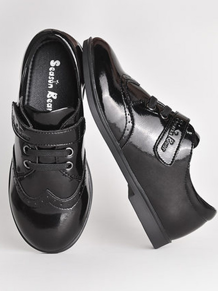 童鞋品牌2021夏季新款小学生黑皮鞋软底礼服鞋