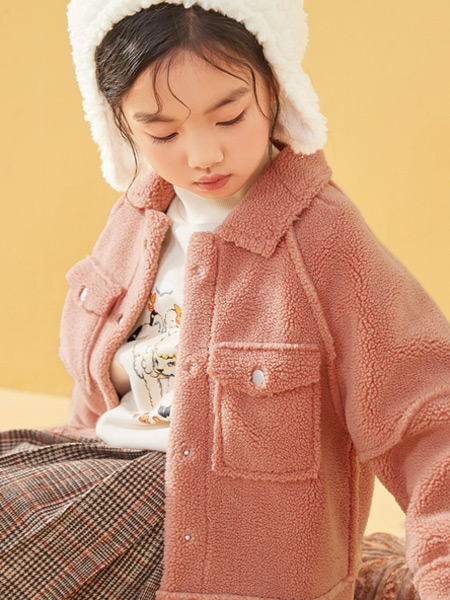 童装品牌2021秋季新款时尚羊绒衫外套