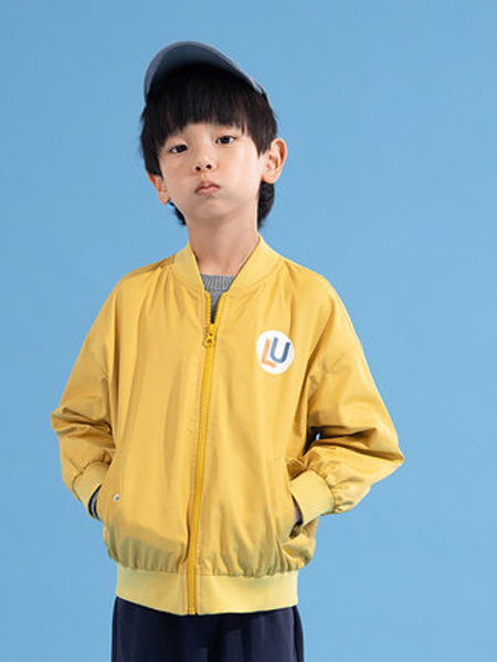 ULLU 优露童装品牌2021秋季新款棒球服外套长袖上衣短款时尚潮流男童外套