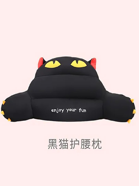 婴童用品2021黑猫护腰枕