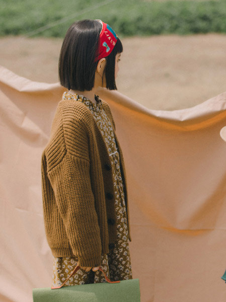 蒂萨纳D`sana童装品牌2021秋季毛线针织外套