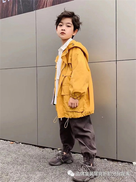 武林兵团童装品牌2021秋季纯色系带宽松外套