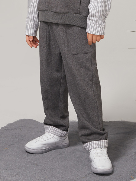 koalamoon /考拉和月亮童装品牌2021秋冬灰色休闲裤 