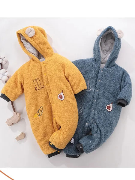 拉比童装品牌2021冬季保暖连体衣