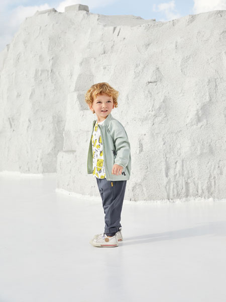 三木比迪童装品牌2022春夏立领舒适短款外套
