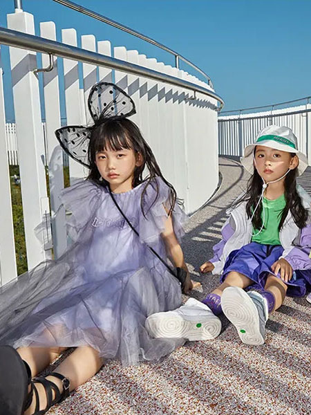 MCMK玛卡西童装品牌2022春夏篷篷公主森系欧根纱连衣裙