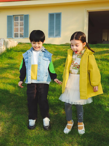马拉丁童装品牌2022春夏韩版复古百搭户外服装休闲外套