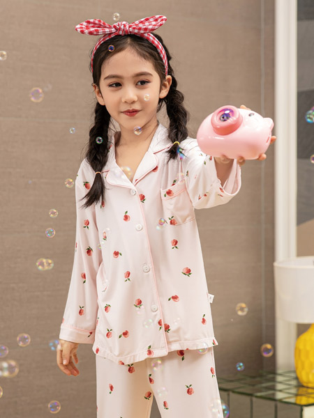 歌贝儿gber童装品牌2022春夏韩版公主家居服套装