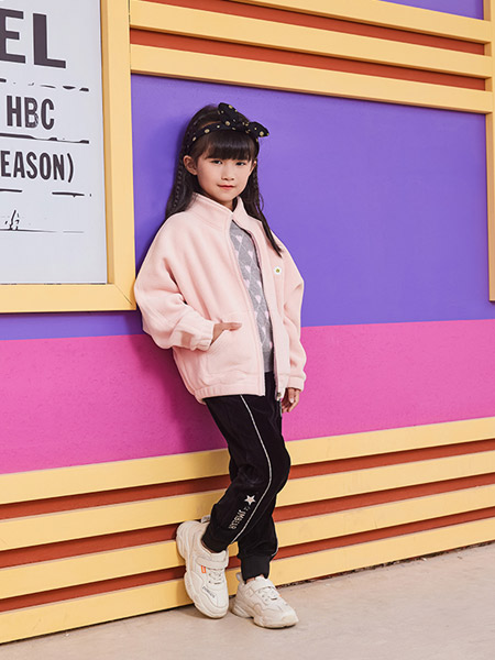 童装品牌2022春夏韩版公主运动学院复古潮童休闲外套