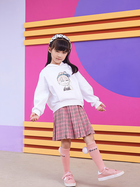 杰米熊童装品牌2022春夏韩版运动潮童气质款宽松潮卫衣