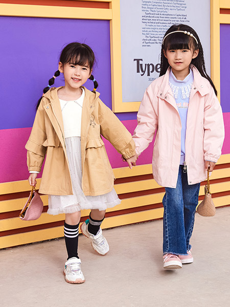 杰米熊童装品牌2022春夏韩版公主运动潮童宽松潮百搭休闲外套