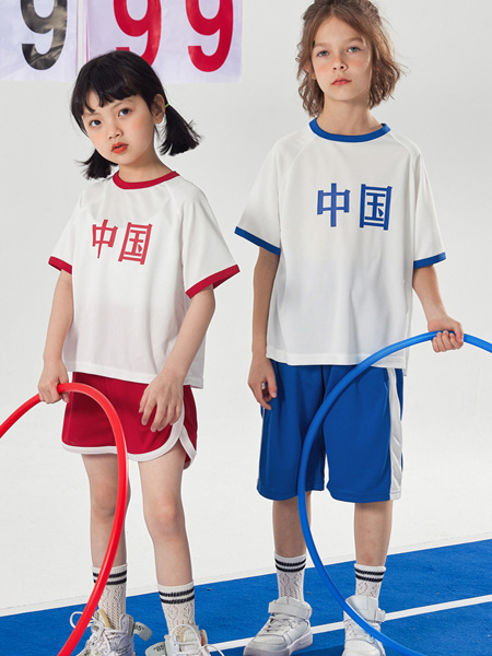 植木森系童装品牌2022夏季中国风弹力舒适运动套装