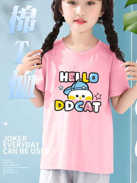 叮当猫童装品牌2022夏季韩版俏皮卡通T恤