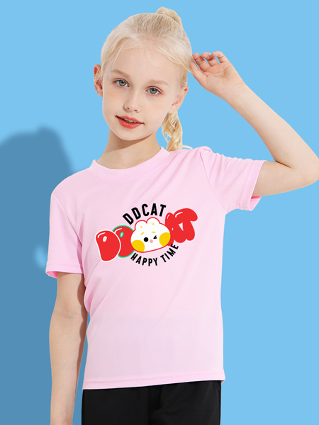 叮当猫童装品牌2022夏季韩版修身休闲T恤