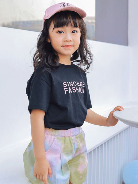 JOJOBO啾比乐童装品牌2022夏季字母个性透气T恤